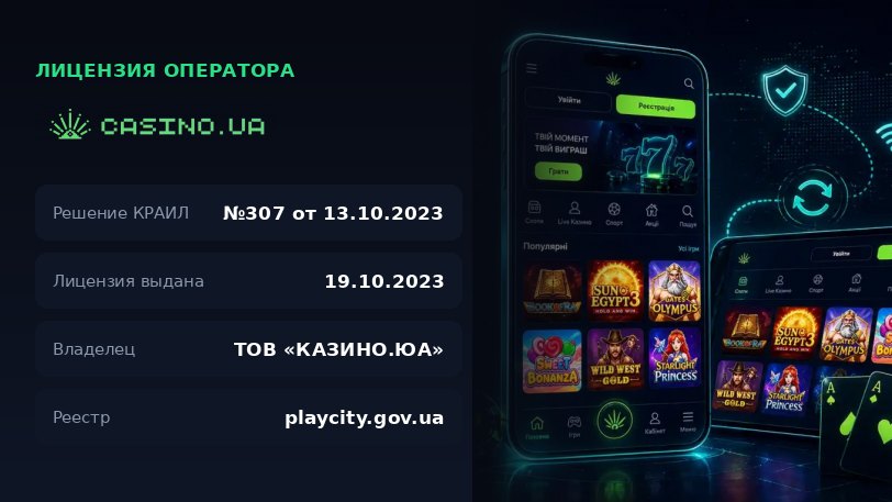 Лицензия КРАИЛ для казино UA — как проверить на официальном сайте регулятора